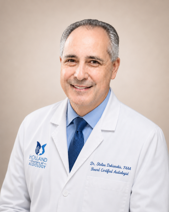 Dr. Stelios Dokianakis, audiologist at Holland Doctors of Audiology
