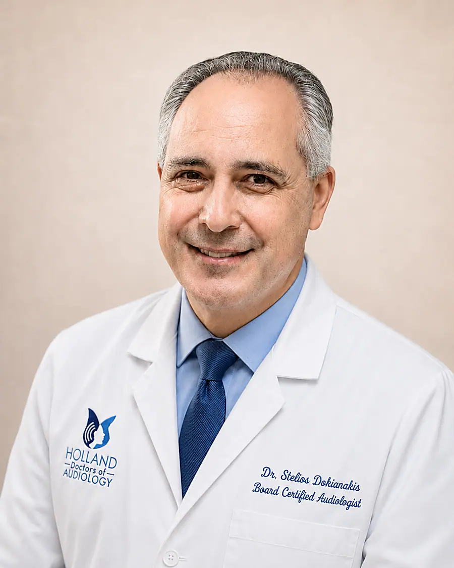 Dr. Stelios Dokianakis, audiologist at Holland Doctors of Audiology